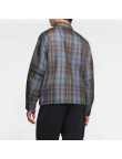 Retro Brushed Plaid Long Sleeve Shirt