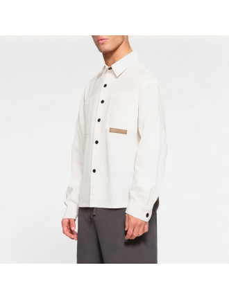 Casual Solid Color Long-Sleeved Shirt Casual Solid Color Long-Sleeved Shirt