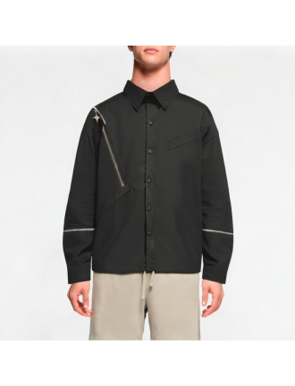 Irregular Zipper Shirt Irregular Zipper Shirt