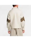 Spring Patchwork Contrast Shirt