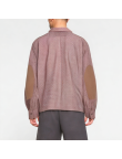 Cotton Plaid Long-Sleeved Lapel Shirt