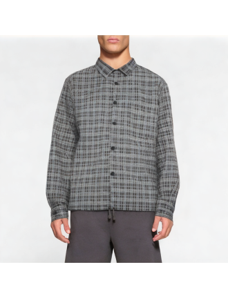 Loose Casual Plaid Lapel Shirt Loose Casual Plaid Lapel Shirt