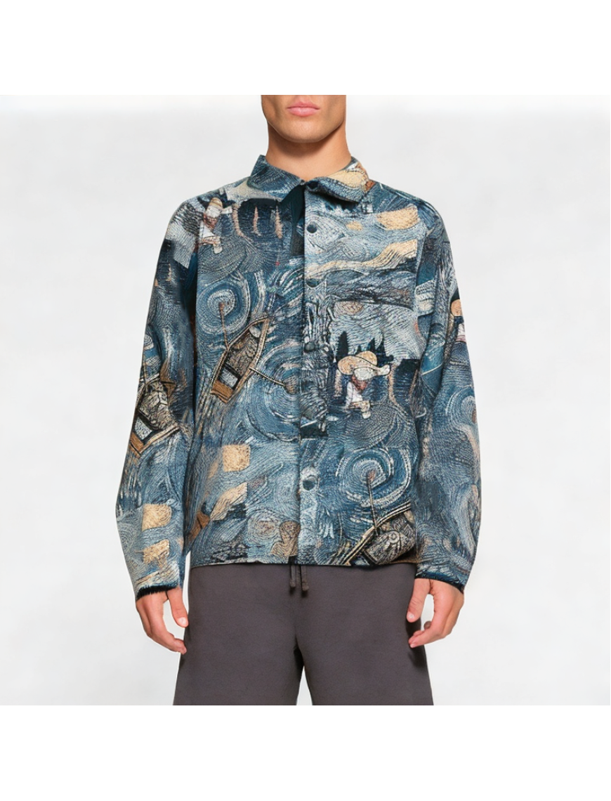 Vintage Art Oil Painting Shirt
