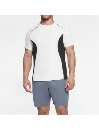Simple And Versatile Colorblock Short Sleeves Simple And Versatile Colorblock Short Sleeves