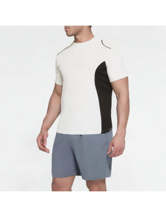 Simple And Versatile Colorblock Short Sleeves Simple And Versatile Colorblock Short Sleeves