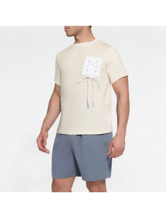 Trendy Irregular Splicing Short Sleeves Trendy Irregular Splicing Short Sleeves