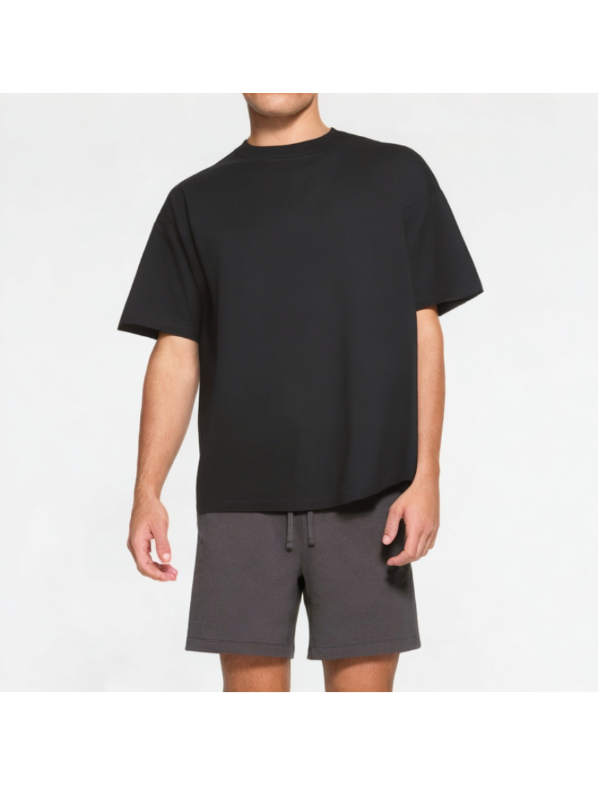 Cotton Round Neck Men's Short Sleeves