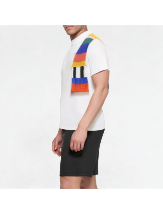 High-End Contrasting Knitted Stitching Round Neck  High-End Contrasting Knitted Stitching Round Neck