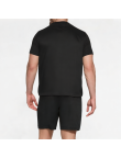 Men's Double Zipper Decorated Short Sleeve