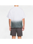 Gradient Round Neck Men's Short Sleeves