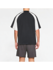 Splicing Contrast Color Short Sleeves