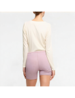 High-End V-Neck Straight Shoulder Long Sleeves