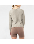 Slim Fit V-Neck Knitted Long Sleeve