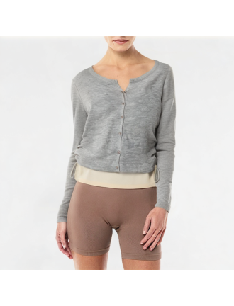 Casual Splicing Fake Two-piece Long Sleeve Casual Splicing Fake Two-piece Long Sleeve