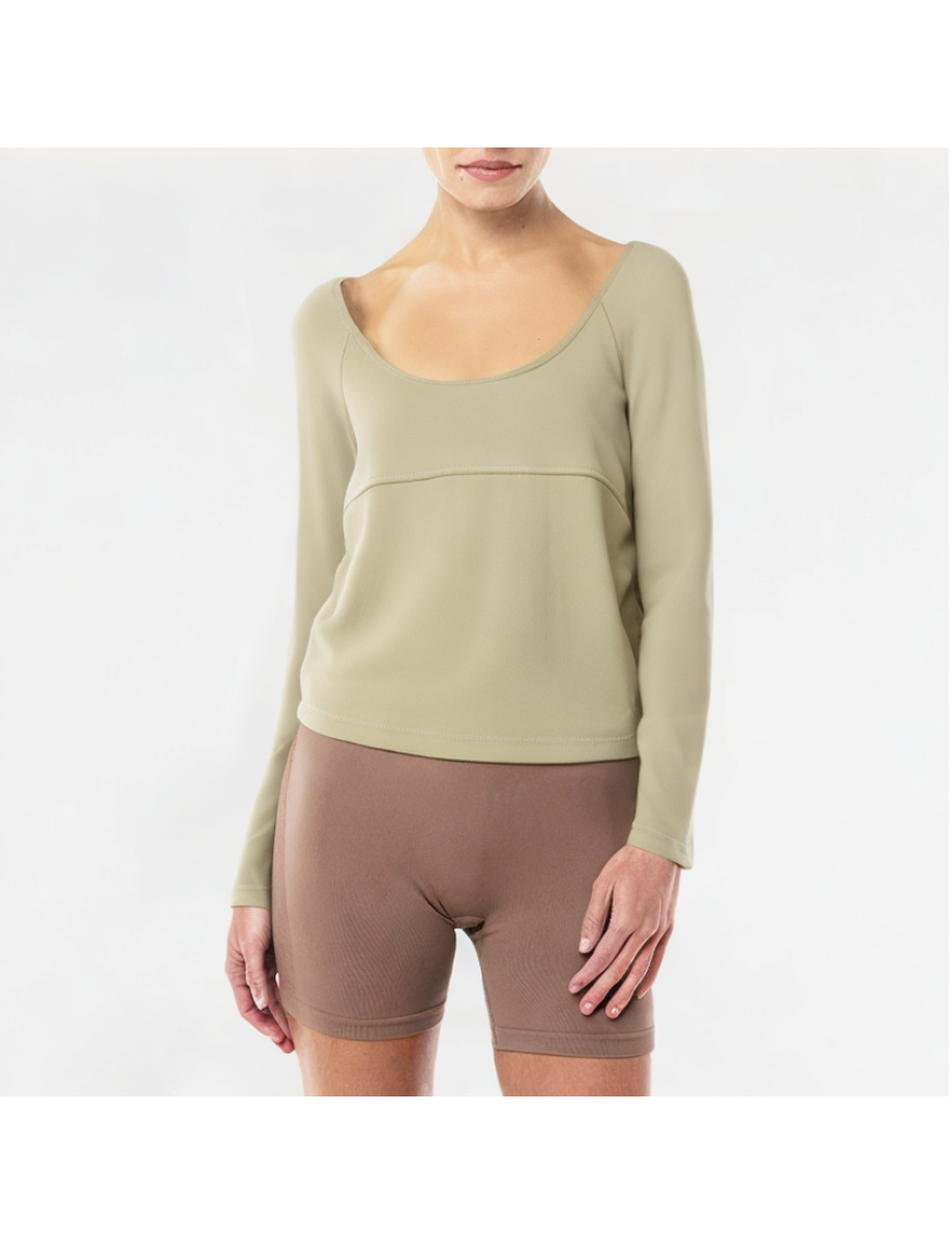 Short Fake Two-Piece Stitching Suspender Long Sleeve