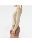 Short Fake Two-Piece Stitching Suspender Long Sleeve