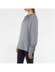 Ruffled Pullover Shirt Long Sleeves