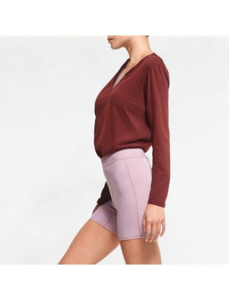 Women's False Two-piece Straight Shoulder Long Sleeve Women's False Two-piece Straight Shoulder Long Sleeve