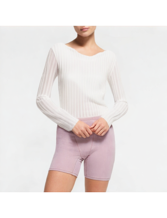 Comfortable And Breathable White Drawstring Long Sleeves Comfortable And Breathable White Drawstring Long Sleeves
