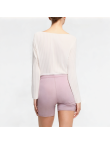 Comfortable And Breathable White Drawstring Long Sleeves