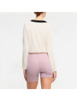 Irregular Drawstring Knitted Long Sleeves