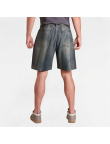 Semi-Elastic Denim Shorts