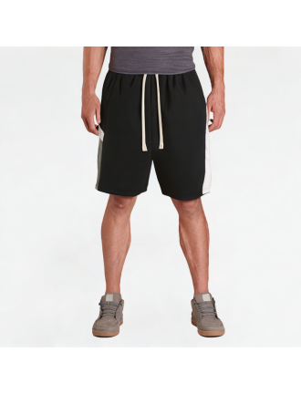 Irregular Stitching Contrast Color Shorts Irregular Stitching Contrast Color Shorts