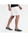 Plaid Texture Drawstring Shorts
