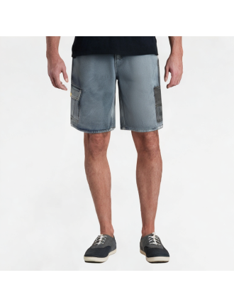 Casual Patchwork Workwear Denim Shorts Casual Patchwork Workwear Denim Shorts