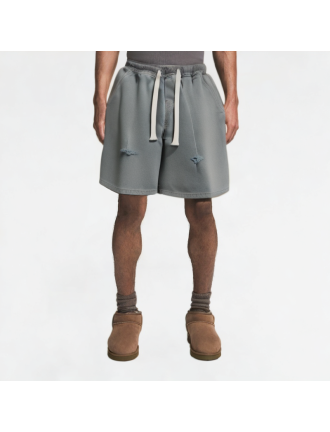 Frayed Drawstring Denim Shorts Frayed Drawstring Denim Shorts
