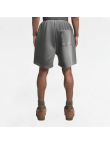 Frayed Drawstring Denim Shorts