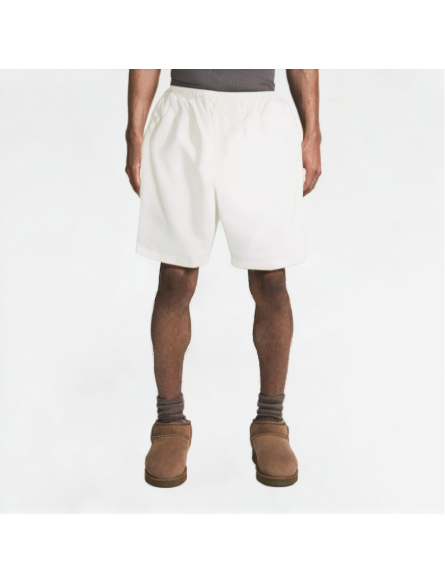 Pleated Texture Solid Color Shorts