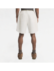Pleated Texture Solid Color Shorts