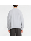 Simple Retro V-neck Solid Color Sweatshirt