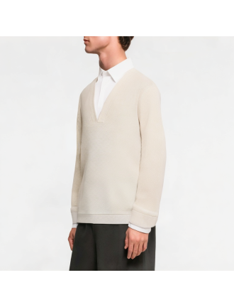 Versatile Pullover Fake Two-Piece Men's Sweatshirt Versatile Pullover Fake Two-Piece Men's Sweatshirt