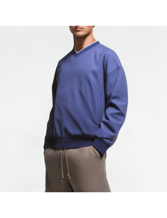 Men's V-Neck Pullover Sports Sweatshirt Men's V-Neck Pullover Sports Sweatshirt