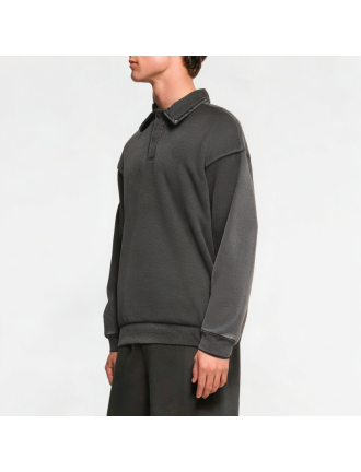 Heavy-Duty Distressed Round-Neck Men's Sweatshirt Heavy-Duty Distressed Round-Neck Men's Sweatshirt