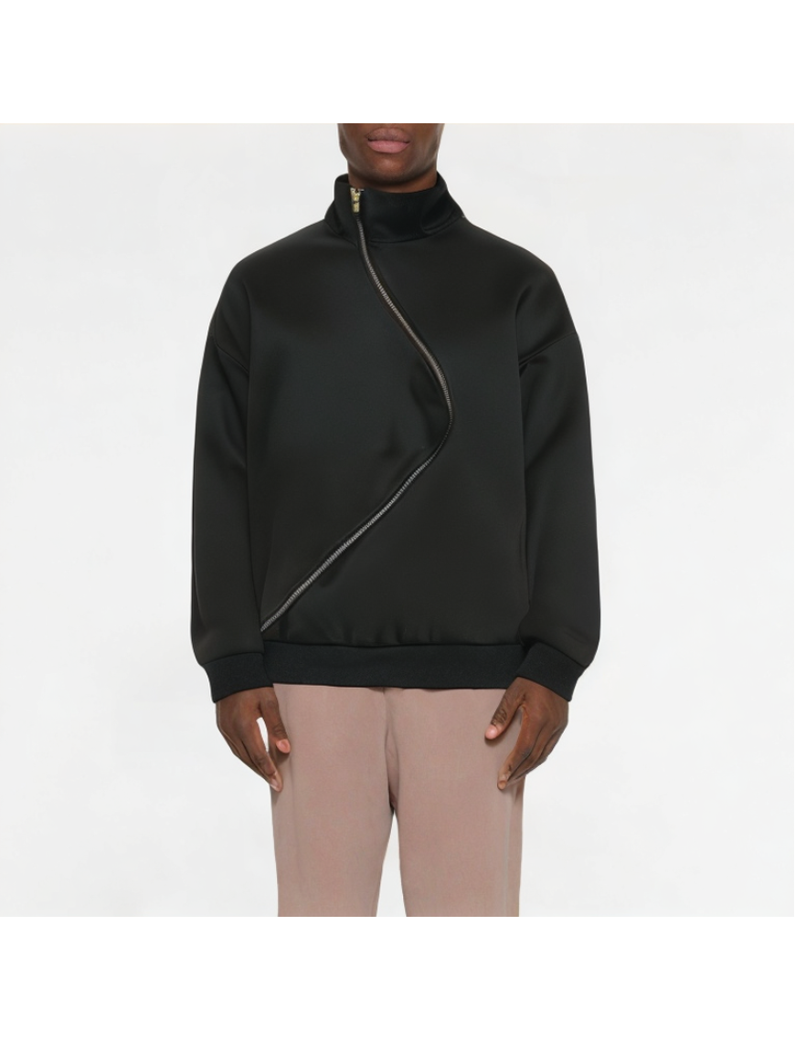 Asymmetrical Zipper Men's Sweatshirt