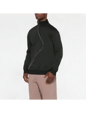 Asymmetrical Zipper Men's Sweatshirt Asymmetrical Zipper Men's Sweatshirt