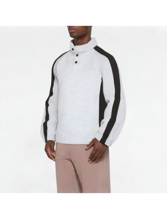 Heavy-Duty Distressed Round-Neck Men's Sweatshirt Heavy-Duty Distressed Round-Neck Men's Sweatshirt