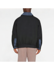 High-Quality Stitching Contrasting Fake Two-Piece Sweatshirt