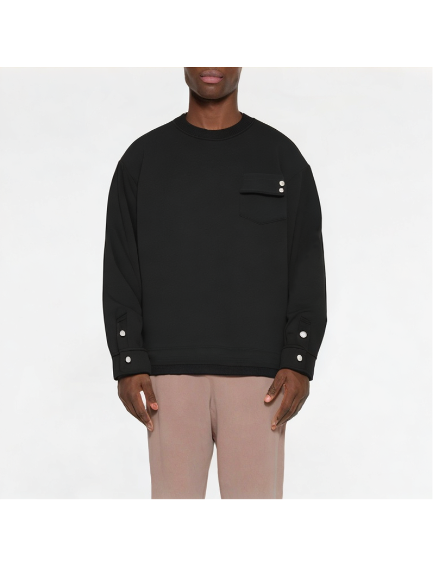 Daily Comfortable Solid Color Men's Sweatshirt 