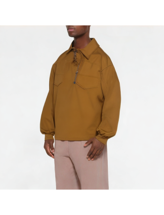 Spring Tie-Cord Lapel Men's Sweatshirt Spring Tie-Cord Lapel Men's Sweatshirt