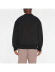 Daily Half-Diagonal Zipper Solid Color Men's Sweatshirt