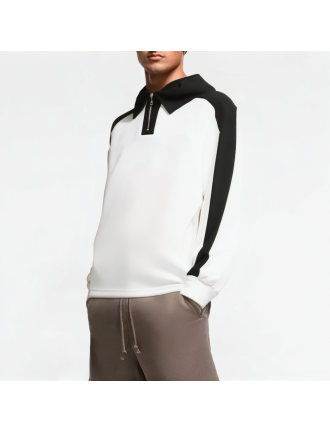 Men's Half-Zip Contrast Raglan Sweatshirt Men's Half-Zip Contrast Raglan Sweatshirt