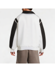 Men's Half-Zip Contrast Raglan Sweatshirt