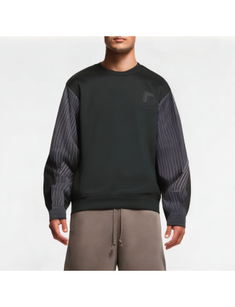 Men's Striped Round Neck Sweatshirt Men's Striped Round Neck Sweatshirt