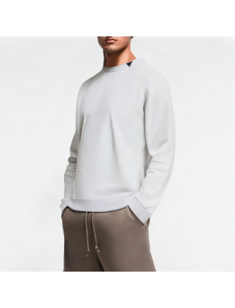 Fake Two-Piece Pullover Men's Sweatshirt Fake Two-Piece Pullover Men's Sweatshirt