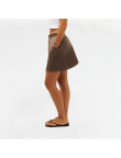 Fashionable And Versatile Pu Leather Skirt