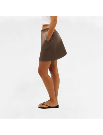 Fashionable And Versatile Pu Leather Skirt Fashionable And Versatile Pu Leather Skirt